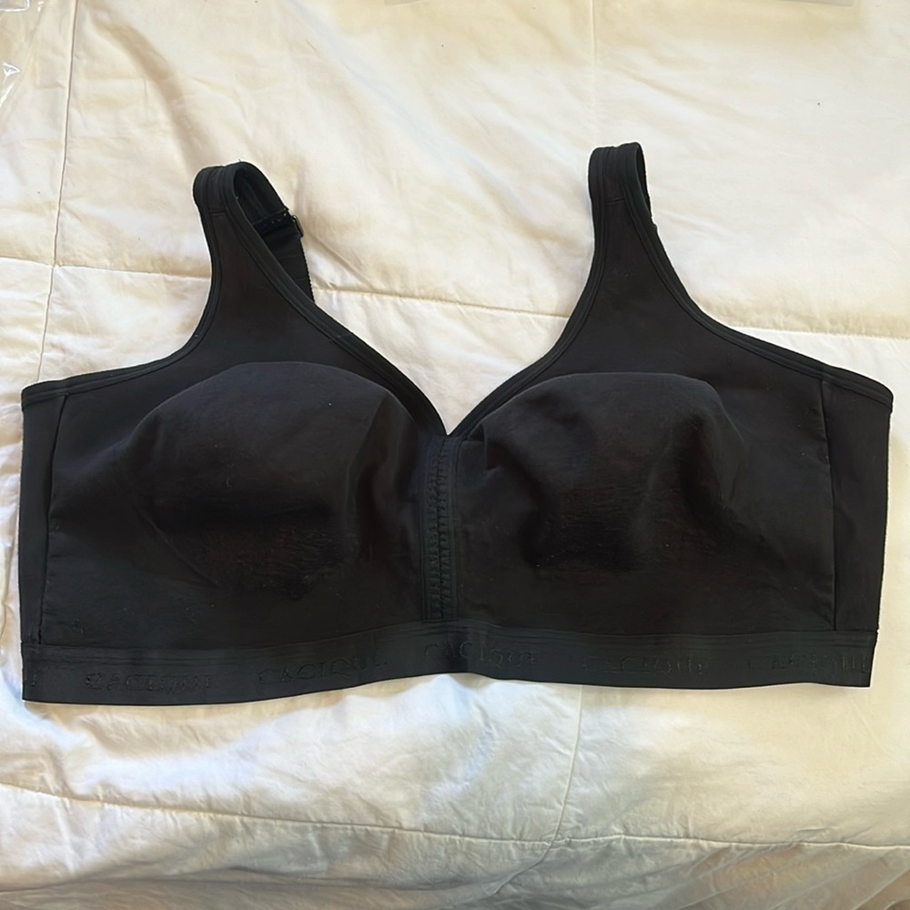Cacique Black Wireless Full Coverage Bra